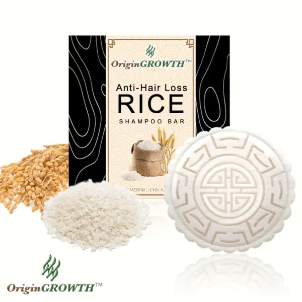 OriginGROWTH™ Anti-Hair Loss Rice Shampoo Bar