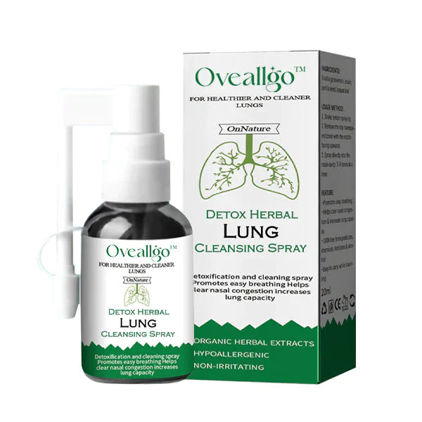 2023 New Onnature Organic Herbal Lung Cleanse & Repair Nasal Spray Pro