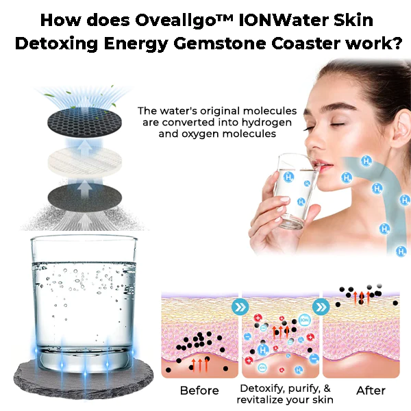 Oveallgo™ FRESH IONWater Skin Detoxing Energy Gemstone Coaster