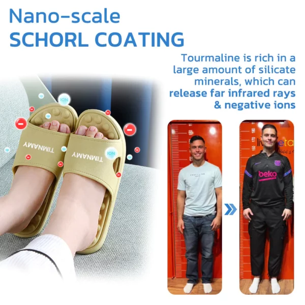 TIMNAMY™ Far Infrared IonicTitan Heightening Shape Massage Slippers