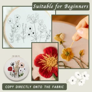 Oveallgo™ Floral Embroidery Starter Kit