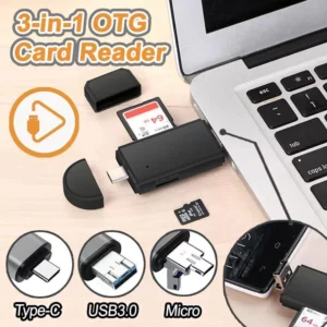 3-In-1 OTG Card Reader
