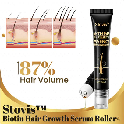 Stovis™ Biotin Hair Growth Roll-On Massage Essence
