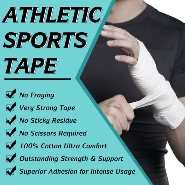 find back Sports Tapes - 3 Adhesive Rolls