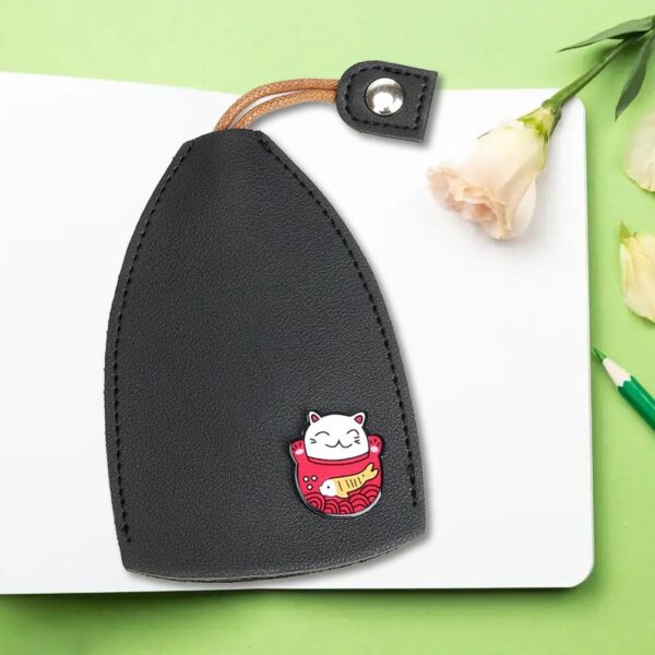 Creative pull-out cute large-capacity car key case
