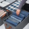 Drawer Organisers Dividers Foldable Storage Box Wardrobe Clothes Organizer with Handle
