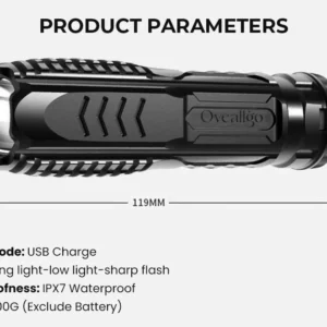 Oveallgo™ Ultra-Bright 80000 Lumens Portable Tactical Laser Flashlight