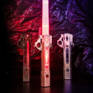 RGB Laser Sword Retractable Flash Lightsaber Toy