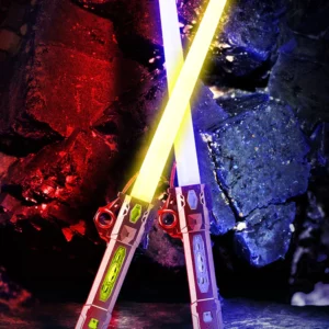 RGB Laser Sword Retractable Flash Lightsaber Toy