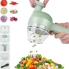 Portable 4 in 1 Electric vegetable/meat cutter