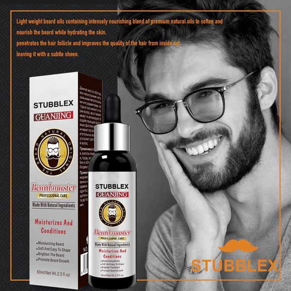 StubbleX™ Beard Growth Organic Care Oil