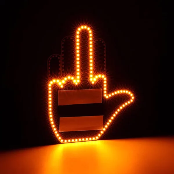 THE GLOGESTURE™ - LED HAND SIGN