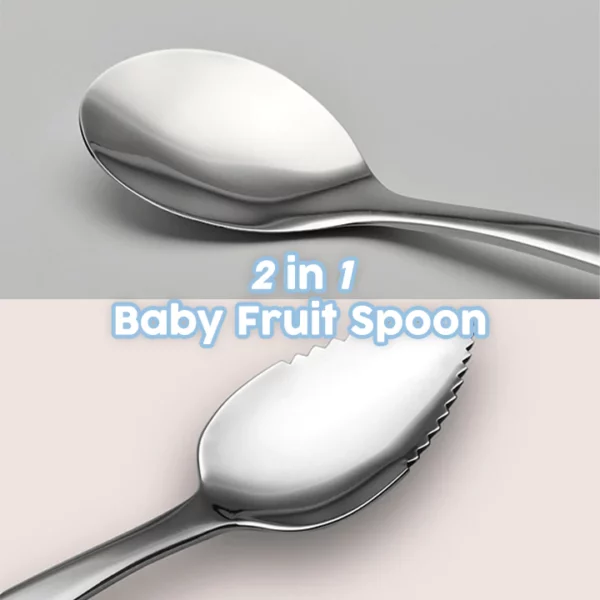 2 in 1 Baby Fruit Spoon