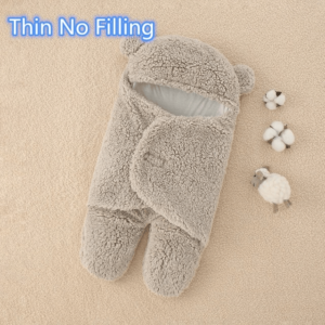 Baby Sleeping Bag Ultra-Soft Fluffy Fleece Blanket
