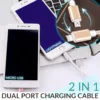 2 In 1 Dual Port Charging Cable
