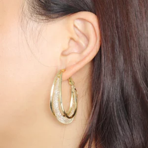 Lymphatic fashion Oval Earrings