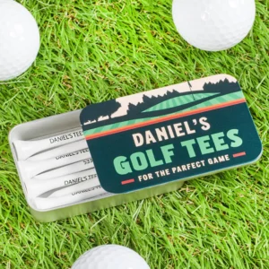 Golf Tees Set in a Tin