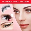 Reusable self-adhesive false eyelashes