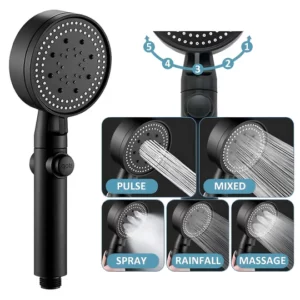 HydroJet™ shower head water saving