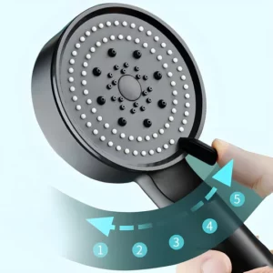 HydroJet™ shower head water saving