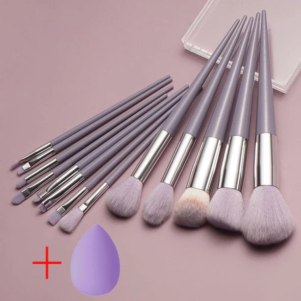 New 13Pcs Brush Set Makeup Highlighter Foundation Brush