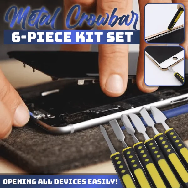 Metal Crowbar 6-Piece Kit Set