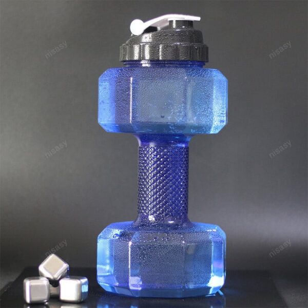 Dumbbell Shaped Water Bottle - Beauty & Health
