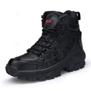 Non-Slip Hiking Combat Boots - Footwear
