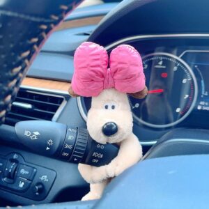 Cute Dog Car Signal Handle Decoration