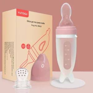Baby Feeding Bottle Dolphin Silicone Rice Cereal Spoon Newborn Tableware Baby Goods Feeding Spoon