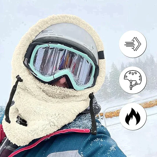 Velvet Hood High Ski Mask