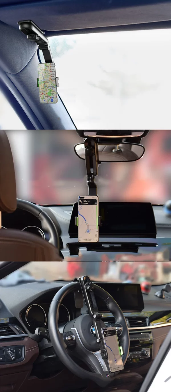 New Rotatable and Retractable Car Phone Holder