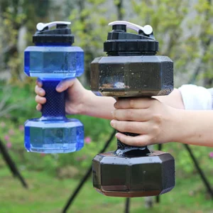 Dumbbell Shaped Water Bottle - Beauty & Health