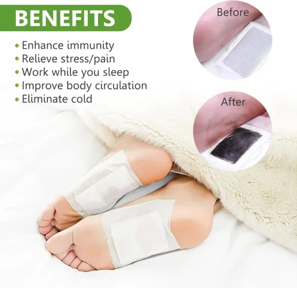Detox Foot Patches for Instant Body Pain Relief