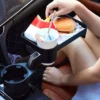 Car Cup Holder Extender & Food Tray