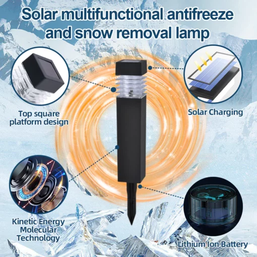 WREE™ Solar-Powered Electromagnetic Resonance De-Icing Lamp – Zero Energy Consumption