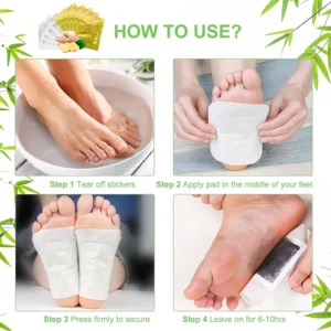 Detox Foot Patches for Instant Body Pain Relief