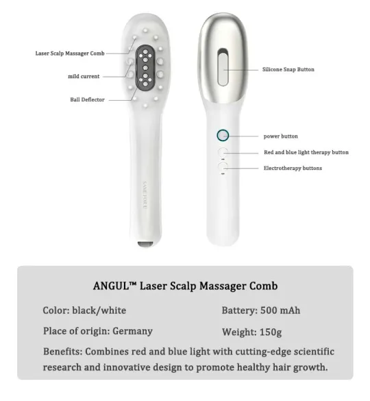 ANGUL™ ShougaGRO Germany Laser Scalp Massage Combs