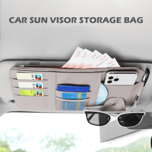 Car Sun Visor Storage Bag