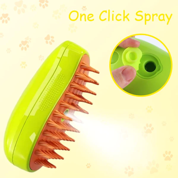 NOWORDUP™ Patented Exclusive Rechargeable Steam Pet Brush
