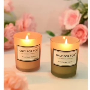 Romantic Floral Aromatherapy Smokeless Candle