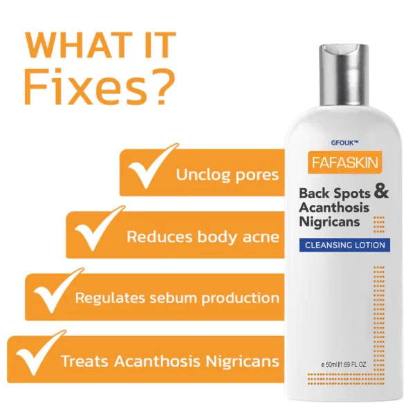 FAFASKIN Psoriasis, Acanthosis Nigricans & Acne Cleanser