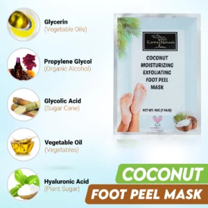 Karma Naturals coconut Foot Peel Mask