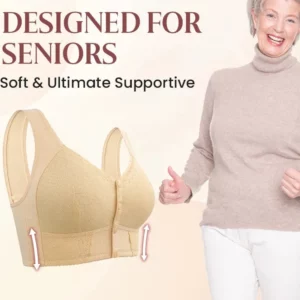 2024 New Stretchy Front Closure Breathable Bra for Seniors