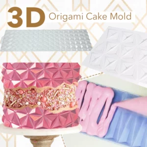 3D Origami Cake Mold